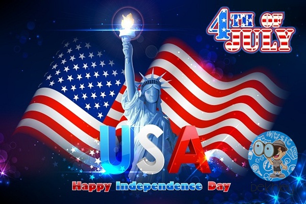 Happy 4th of July Independence Day of America