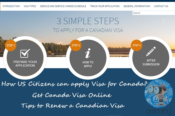 Canadian Visa for Americans, Online Application Form, Fees, Renewal Charges