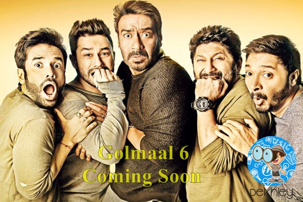 Golmaal 6 (Golmaal Phir Se) Release Date, Star Cast, Movie Plot, Trailer, Songs, First Poster