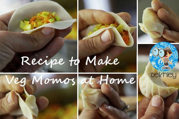 How to Make Veg Momos at Home Step by Step Images Videos
